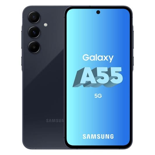 Smartphone SAMSUNG A55 5G 128Go Bleu Nuit