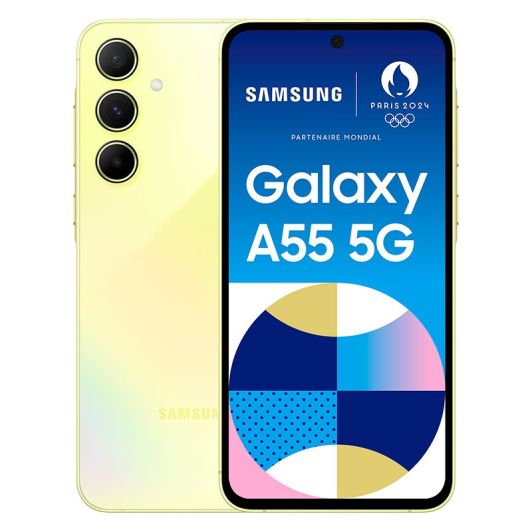 Smartphone SAMSUNG A55 5G 128Go Lime