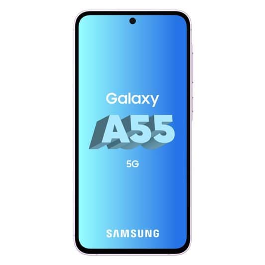 Smartphone SAMSUNG A55 5G 128Go Lilas