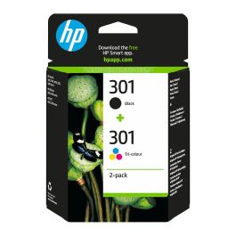 HP 301 - HP E5Y87EE - Noir / Trois Couleurs - Pack de 3 Cartouches d'encre  HP HP Pas Cher 