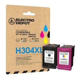 Cartouche D Encre Electro Depot Compatible Hp H Pack Xl Noir Et Couleurs Electro D P T